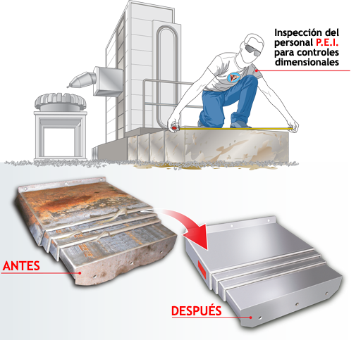 Cubiertas Telescópicas Reparadas