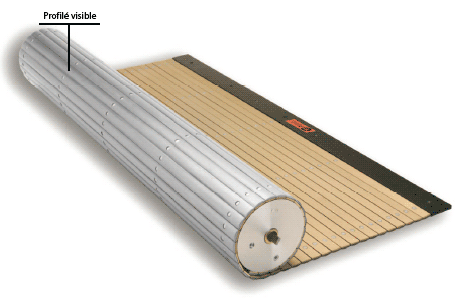 Tabliers armes en aluminium et rivetes