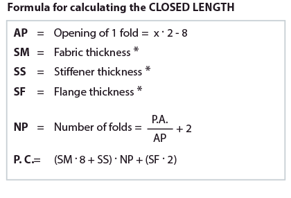 Flat protective bellows without laminations