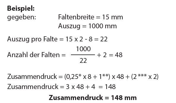 Thermogeschweißte Faltenbälge ohne Lamellen