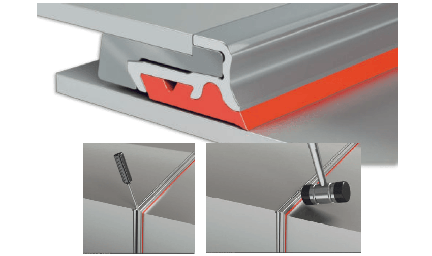 Standard telescopic steel covers