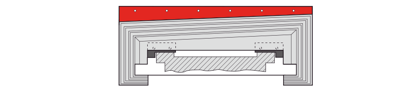 Standard telescopic steel covers