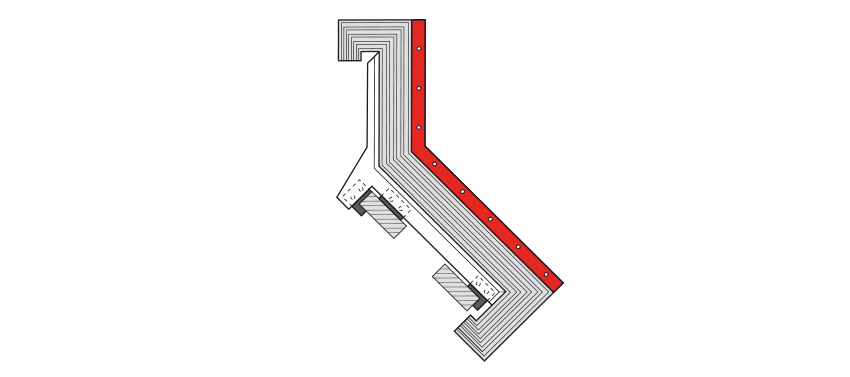 Standard telescopic steel covers