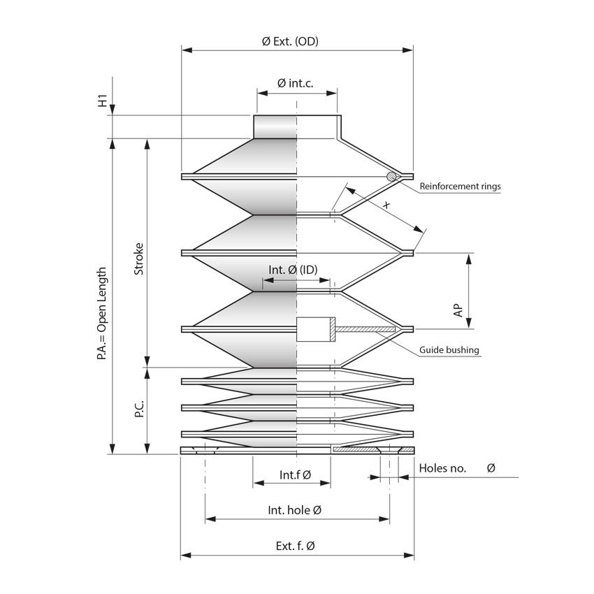 TIPO_A_SOFF_CUCITI_en Sewn round bellows