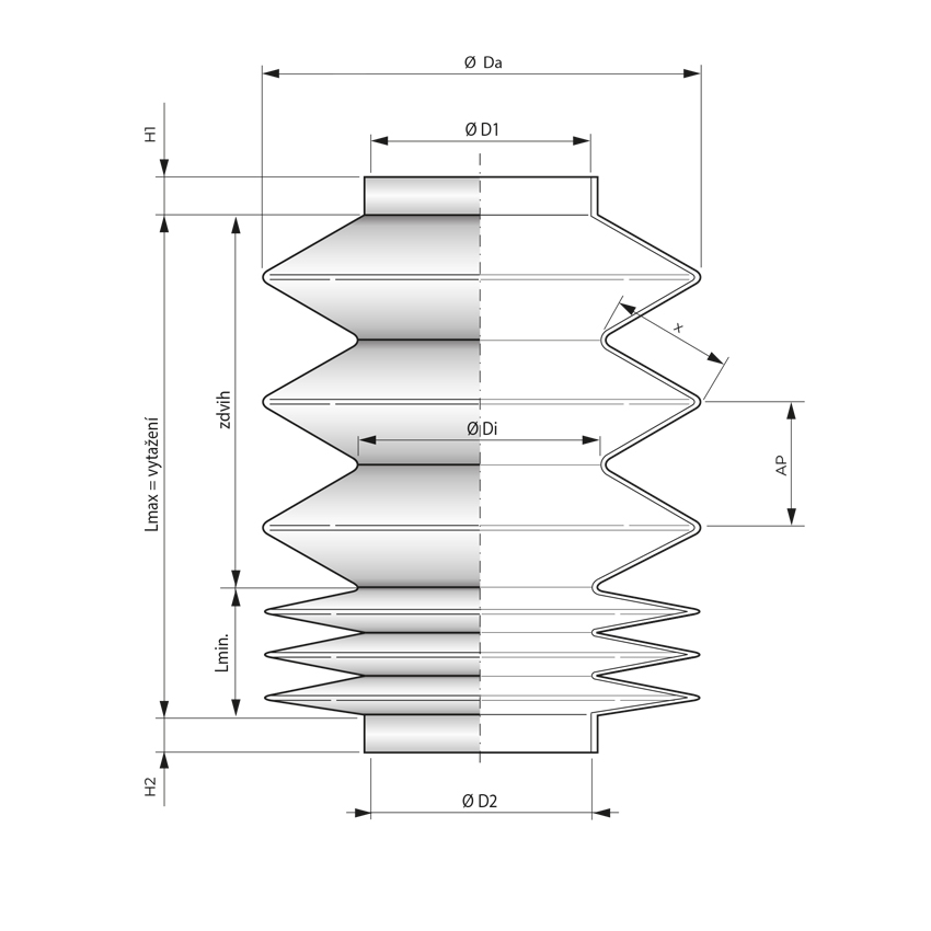 Za tepla tvarované, s otevíráním