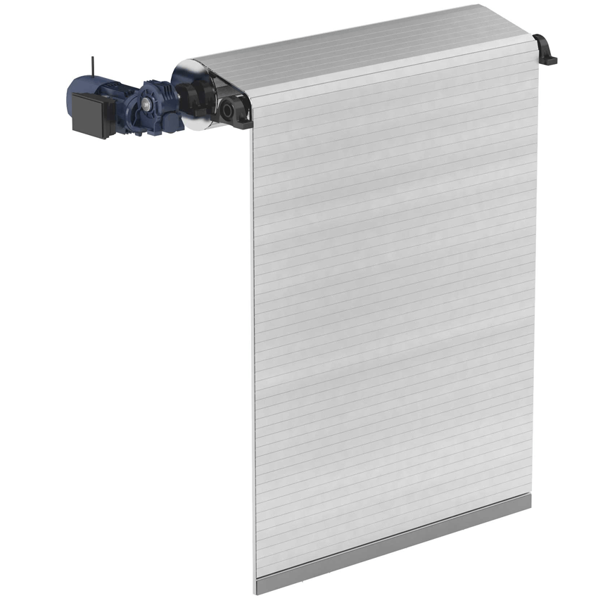 Roll-up cover for vertical application