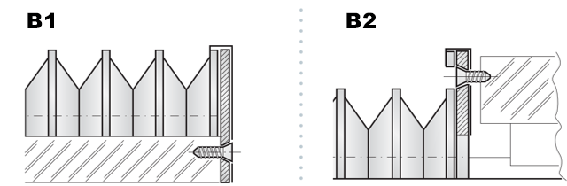 Thermic-welded cover with fixed laminations