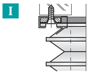 Bellows for hoisting platforms