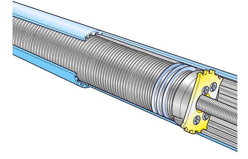 Rolloabdeckungen ohne Gehäuse